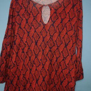 Micheal Kors snake skin top